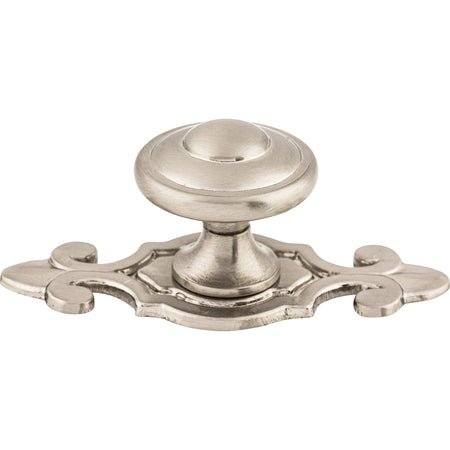 Top Knobs M2135: 1-1/4" Canterbury Round Cabinet Knob - Brushed Satin Nickel