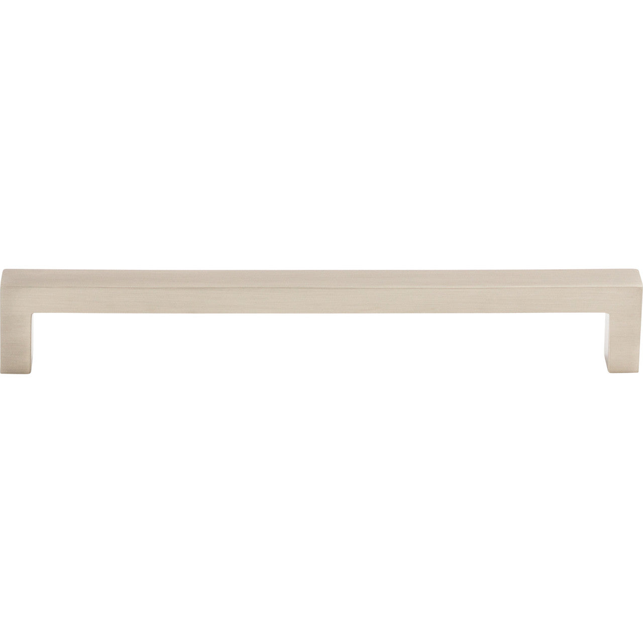 Top Knobs M2140: 7-9/16" cc Asbury Square Bar Cabinet Pull - Brushed Satin Nickel