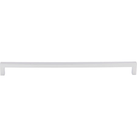 Top Knobs M2145: 17-5/8" cc Nouveau III Square Bar Cabinet Pull - Polished Chrome