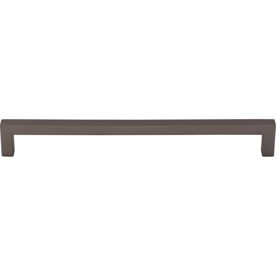 Top Knobs M2152: 8-13/16" cc Nouveau III Square Bar Cabinet Pull - Ash Gray