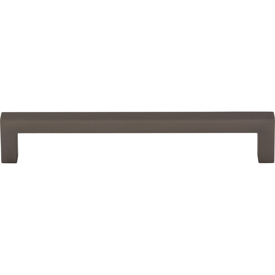 Top Knobs M2154: 6-5/16" cc Nouveau III Square Bar Cabinet Pull - Ash Gray