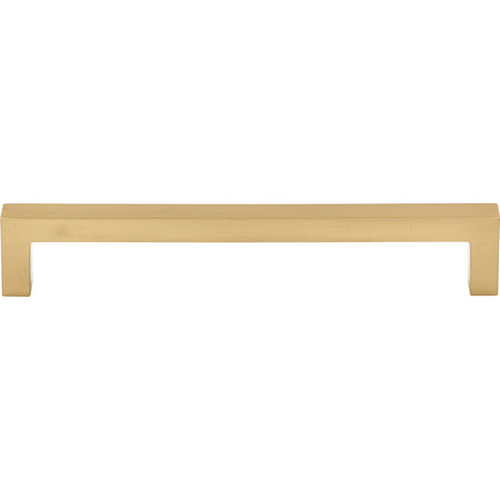 Top Knobs M2155: 6-5/16" cc Nouveau III Square Bar Cabinet Pull - Honey Bronze