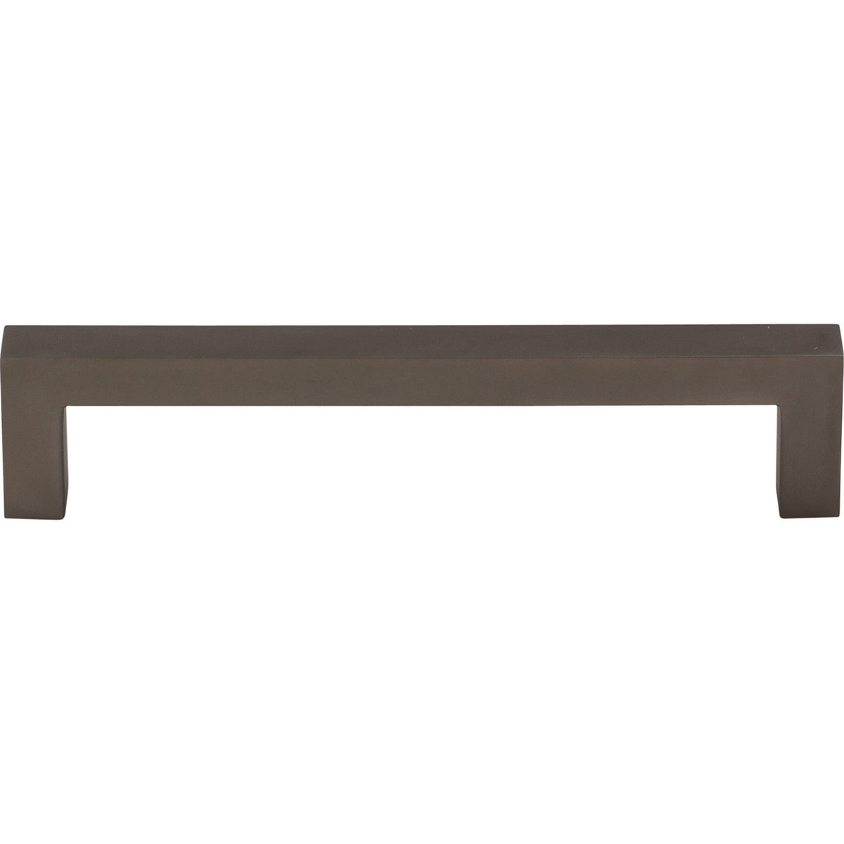 Top Knobs M2156: 5-1/16" cc Nouveau III Square Bar Cabinet Pull - Ash Gray