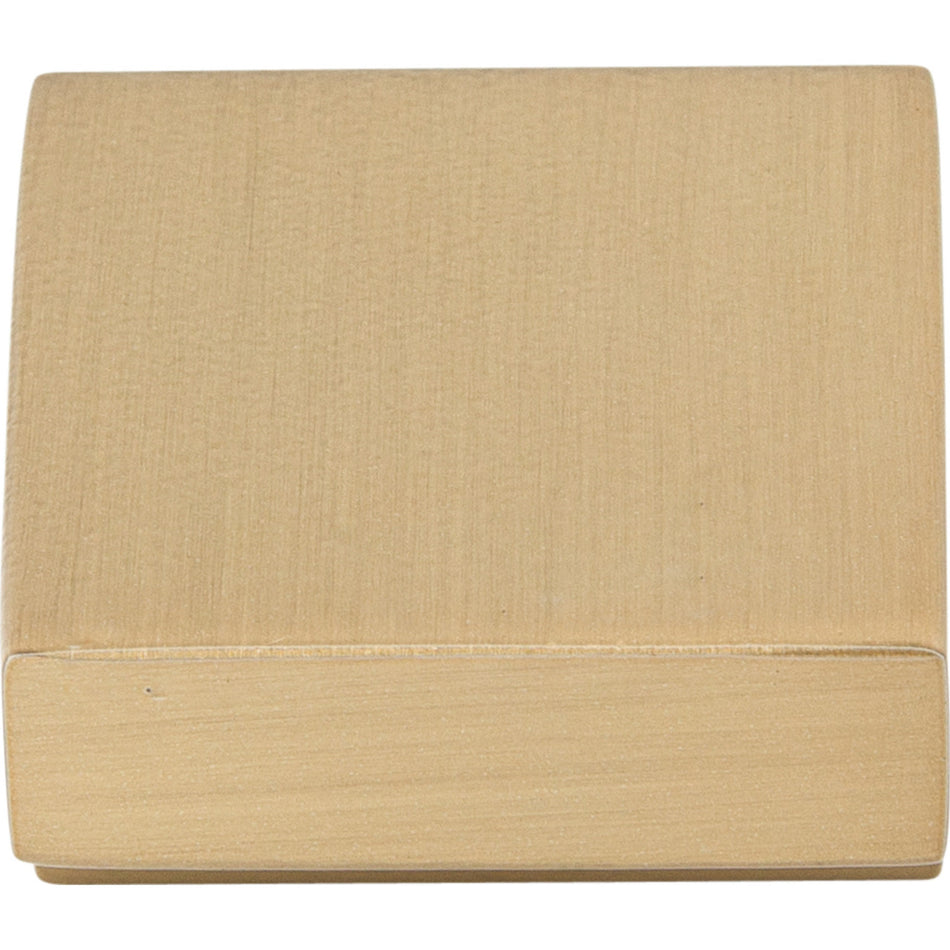Top Knobs M2161: 1" Nouveau III Square Cabinet Knob - Honey Bronze