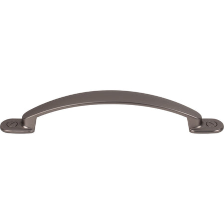 Top Knobs M2168: 5-1/16" cc Arendal Arch Cabinet Pull - Ash Gray