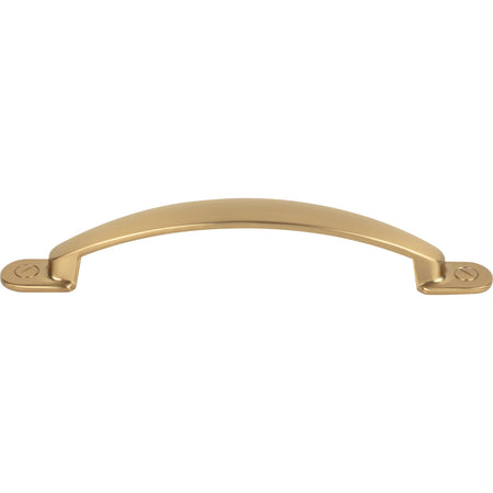 Top Knobs M2169: 5-1/16" cc Arendal Arch Cabinet Pull - Honey Bronze