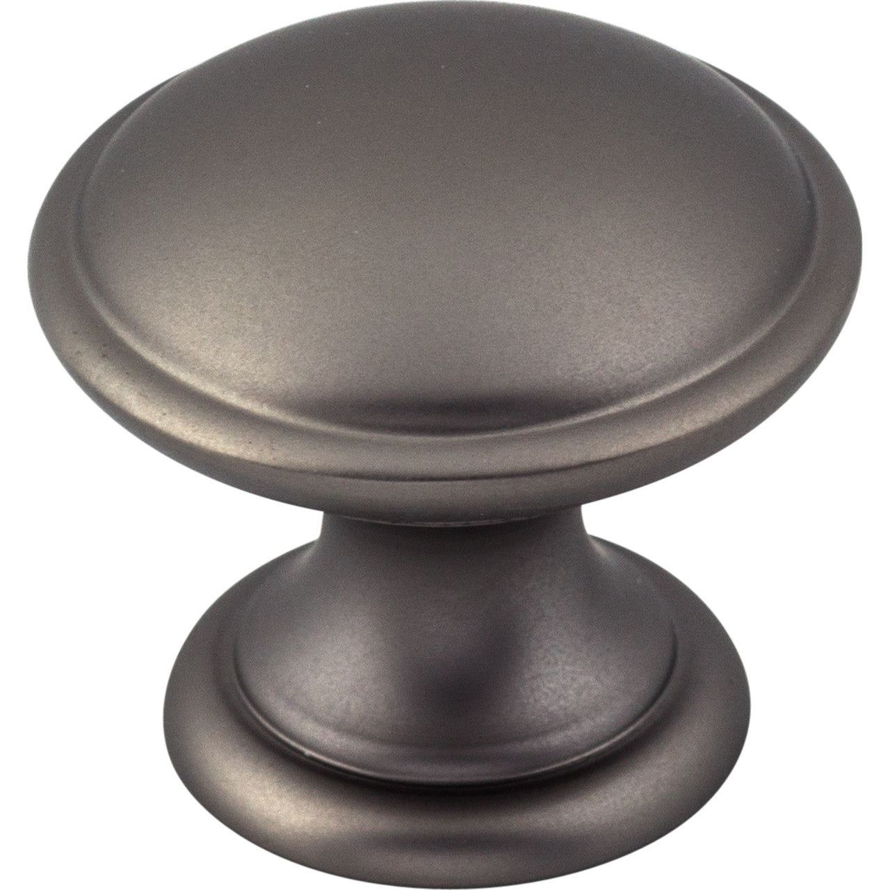 Top Knobs M2170: 1-1/4" Dakota Round Cabinet Knob - Ash Gray