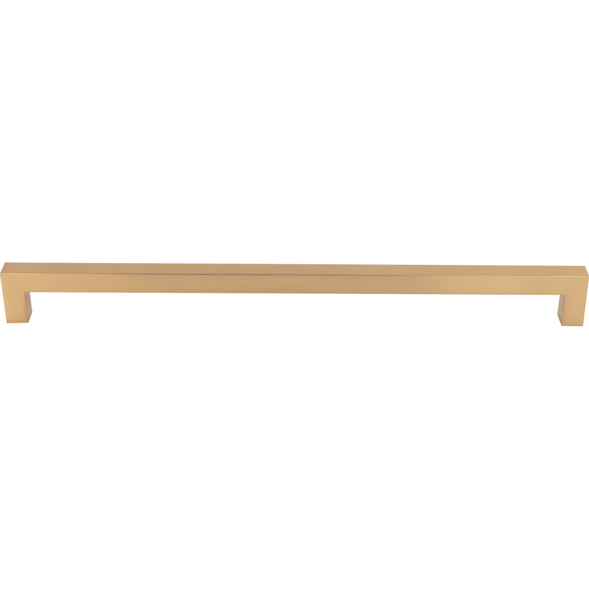 Top Knobs M2179: 12" cc Nouveau III Tapered Bar Cabinet Pull - Honey Bronze