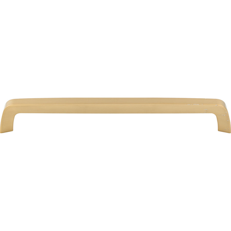Top Knobs M2185: 8-13/16" cc Nouveau III Square Bar Cabinet Pull - Honey Bronze