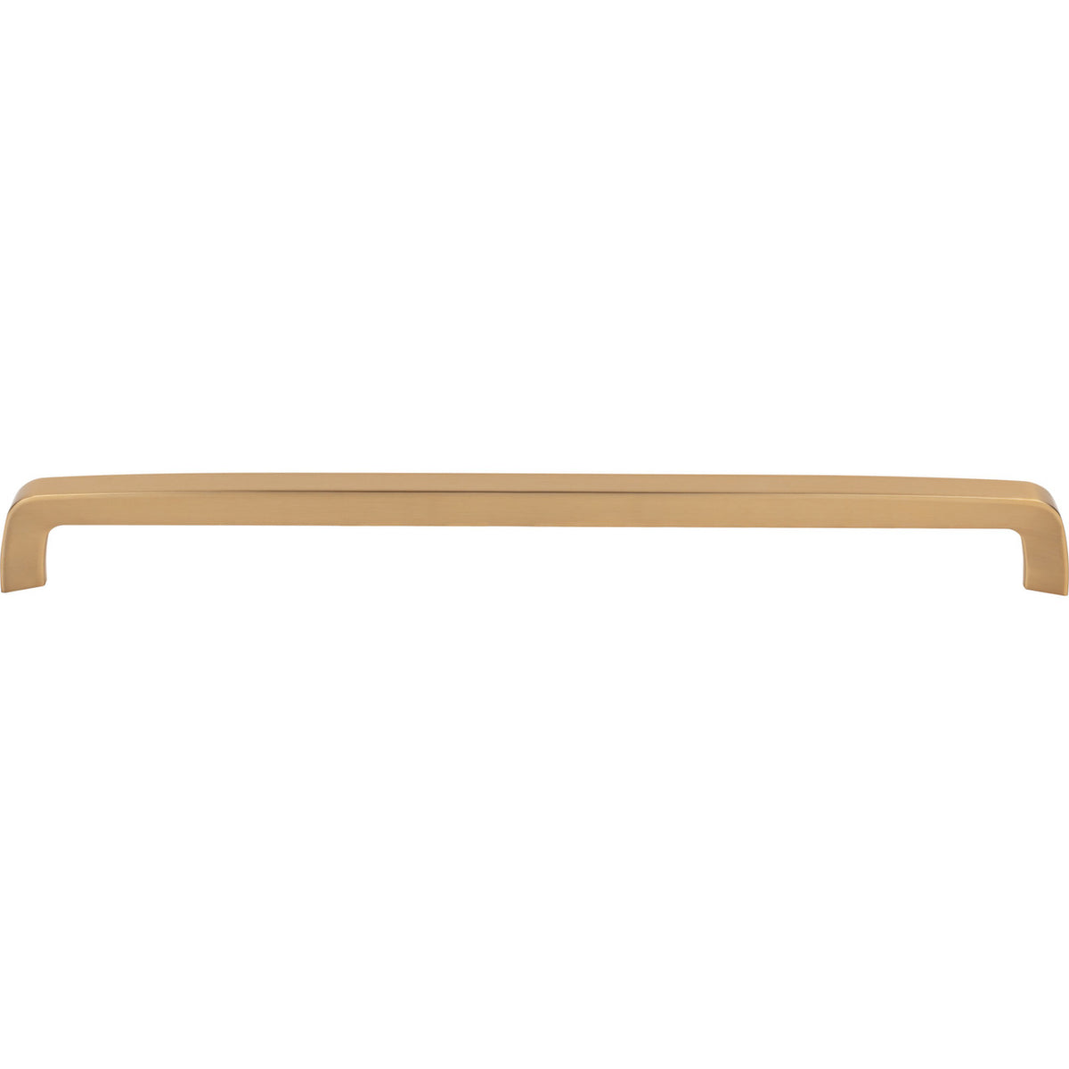 Top Knobs M2187: 12-5/8" cc Nouveau III Tapered Bar Cabinet Pull - Honey Bronze