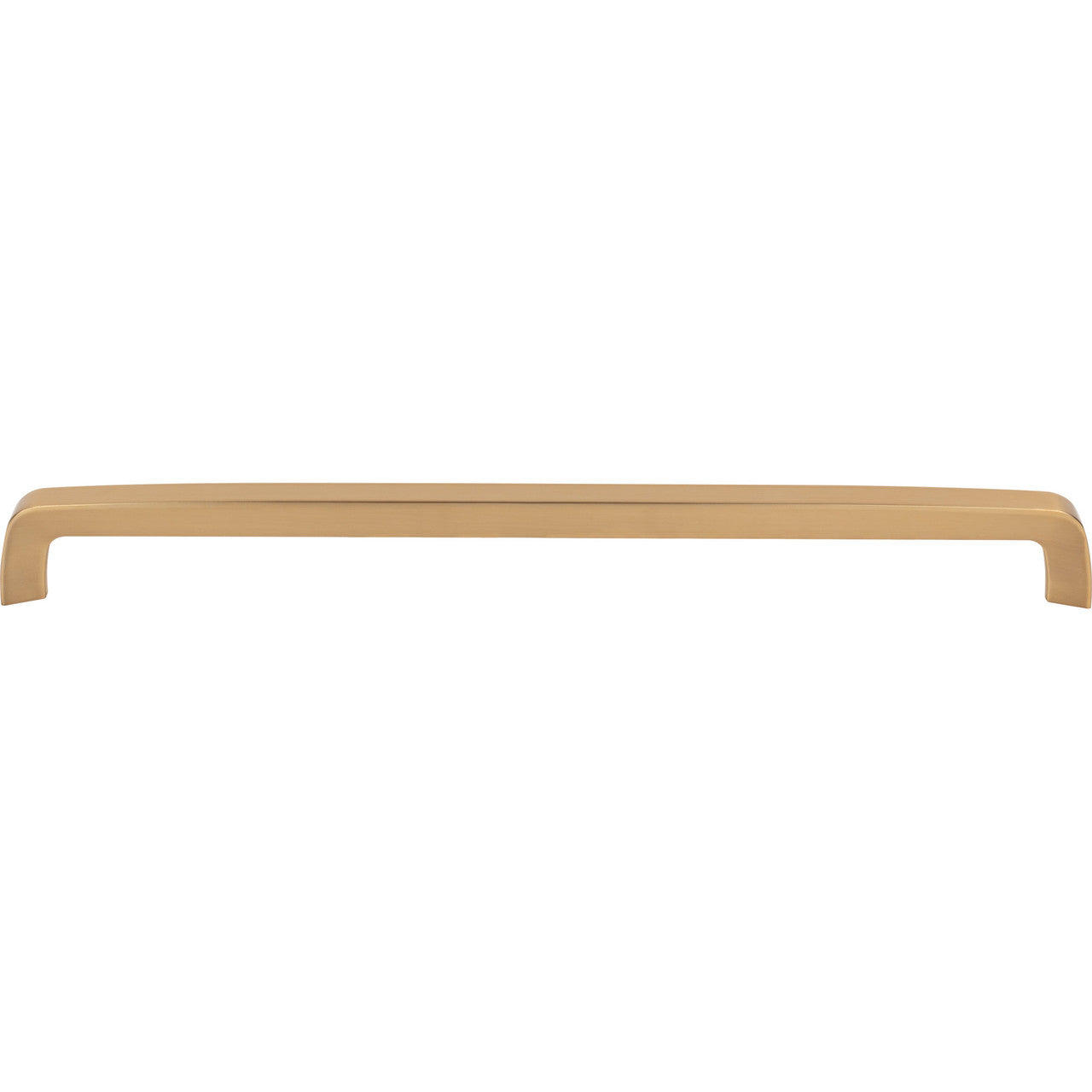Top Knobs M2187: 12-5/8" cc Nouveau III Tapered Bar Cabinet Pull - Honey Bronze