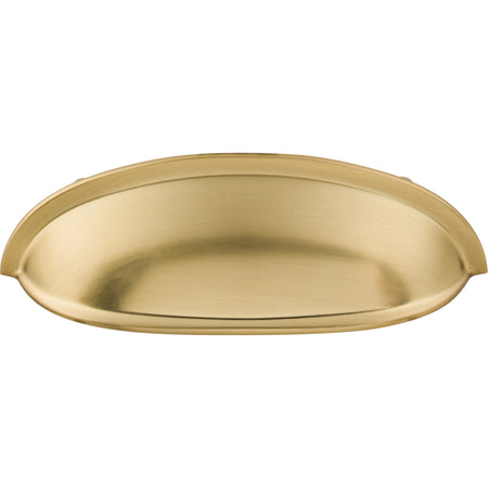 Top Knobs M2193: 3" cc Somerset Cup Cabinet Pull - Honey Bronze