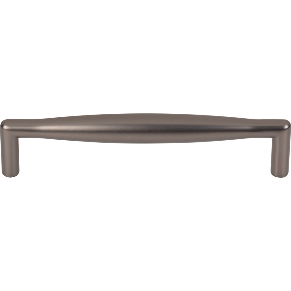 Top Knobs M2206: 5-1/16" cc Flute Round Bar Cabinet Pull - Ash Gray