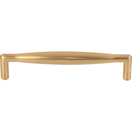 Top Knobs M2207: 5-1/16" cc Flute Round Bar Cabinet Pull - Honey Bronze