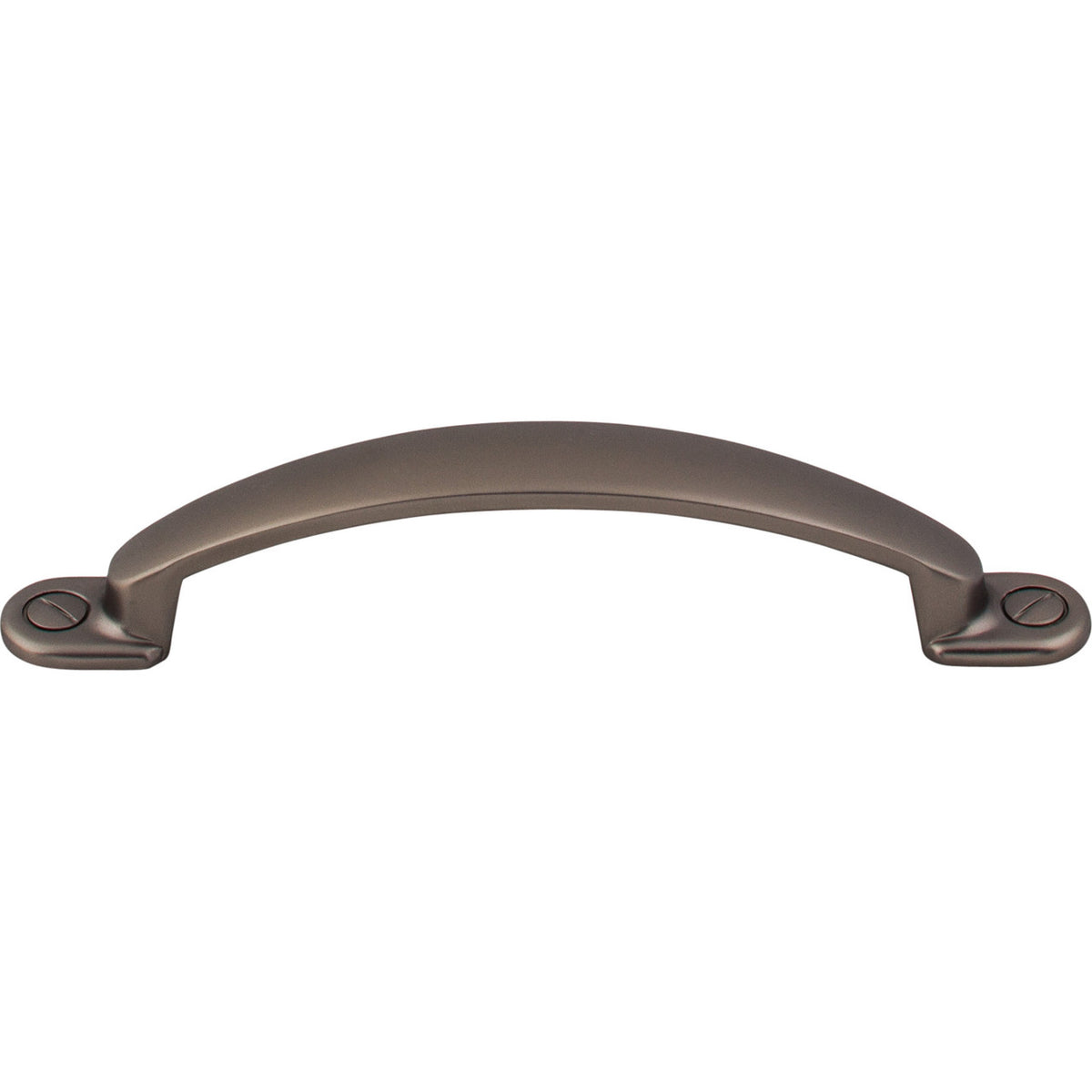 Top Knobs M2217: 3-3/4" cc Arendal Arch Cabinet Pull - Ash Gray