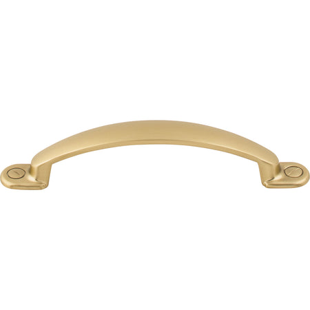 Top Knobs M2218: 3-3/4" cc Arendal Arch Cabinet Pull - Honey Bronze
