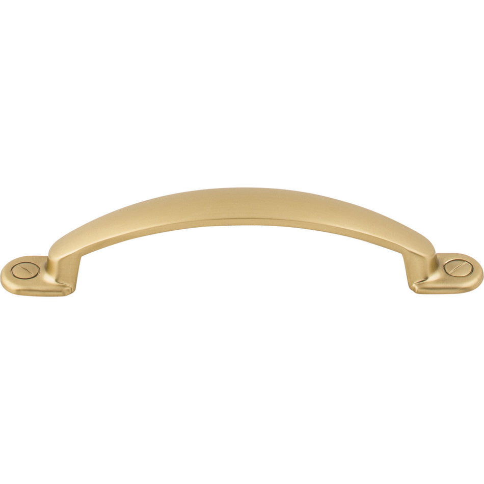 Top Knobs M2218: 3-3/4" cc Arendal Arch Cabinet Pull - Honey Bronze