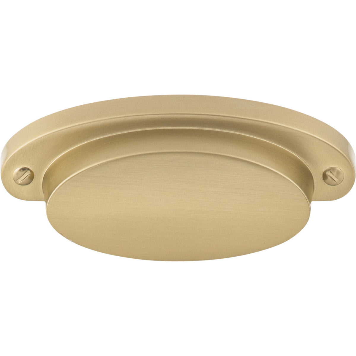 Top Knobs M2221: 2-9/16" cc Dakota Cup Cabinet Pull - Honey Bronze