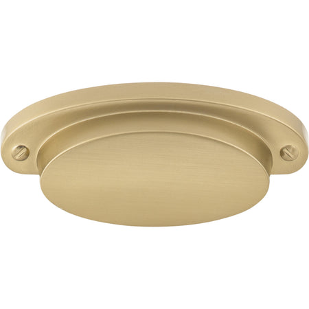 Top Knobs M2221: 2-9/16" cc Dakota Cup Cabinet Pull - Honey Bronze