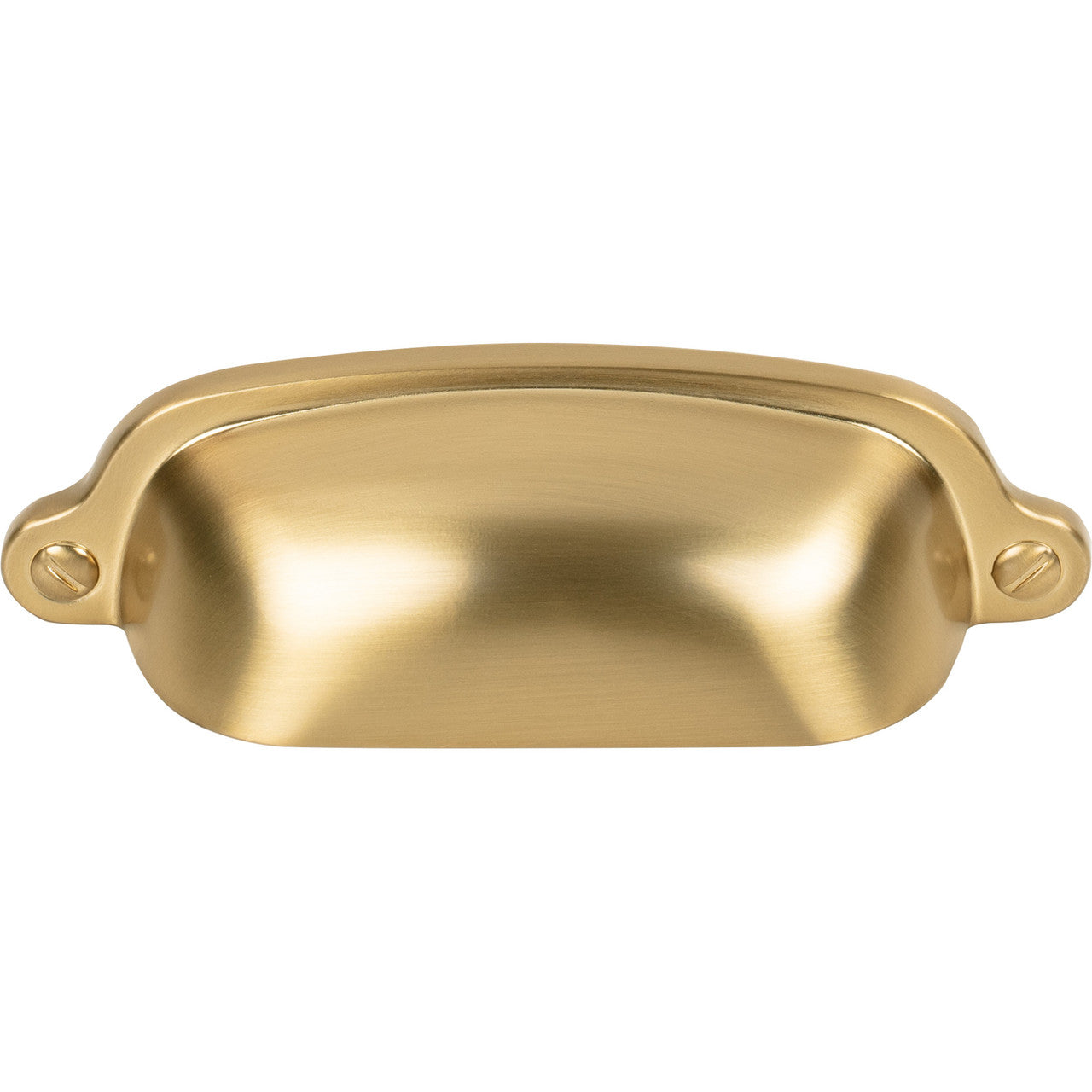 Top Knobs M2223: 2-9/16" cc Charlotte Cup Cabinet Pull - Honey Bronze