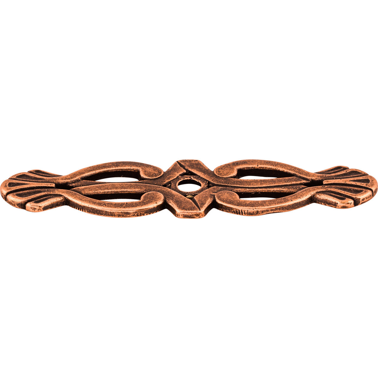 Top Knobs M222: Newton Rectangle Backplate - Old English Copper