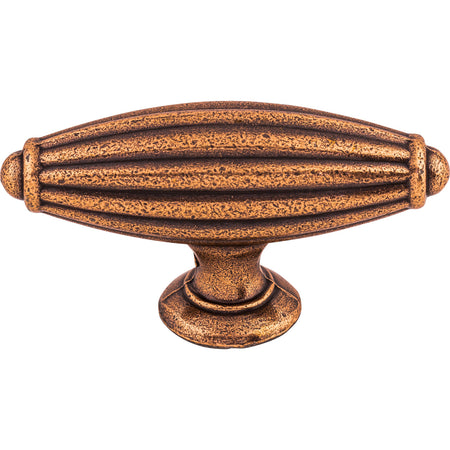 Top Knobs M228:  2-7/8" Tuscany T-Bar Cabinet Knob - Old English Copper