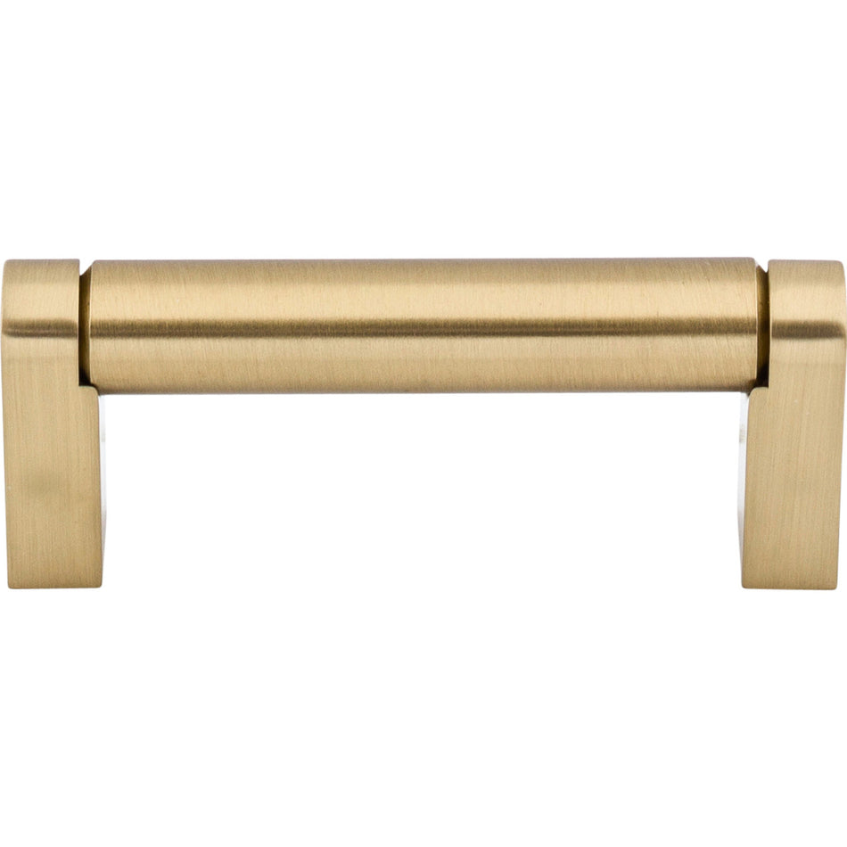 Top Knobs M2400: 3" cc Pennington Round Bar Cabinet Pull - Honey Bronze