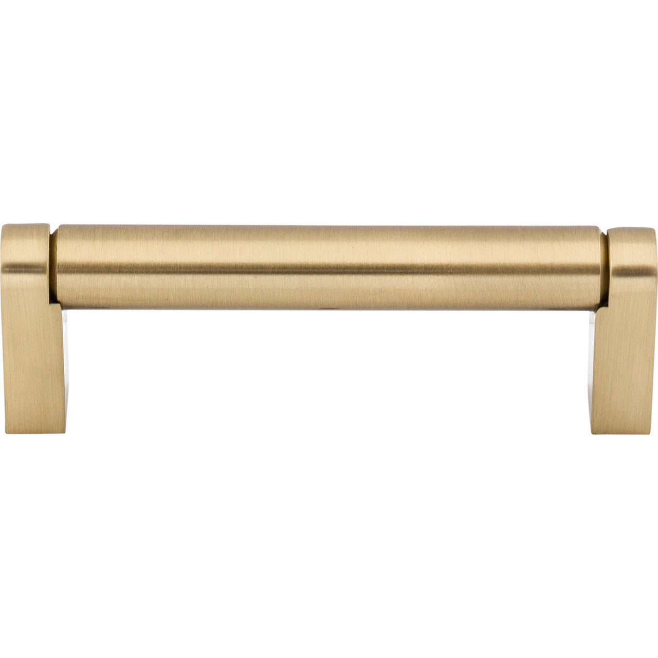 Top Knobs M2401: 3-3/4" cc Pennington Round Bar Cabinet Pull - Honey Bronze