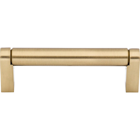 Top Knobs M2401: 3-3/4" cc Pennington Round Bar Cabinet Pull - Honey Bronze