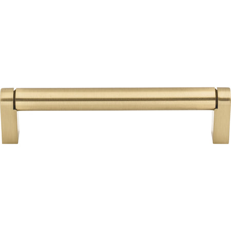 Top Knobs M2402: 5-1/16" cc Pennington Round Bar Cabinet Pull - Honey Bronze
