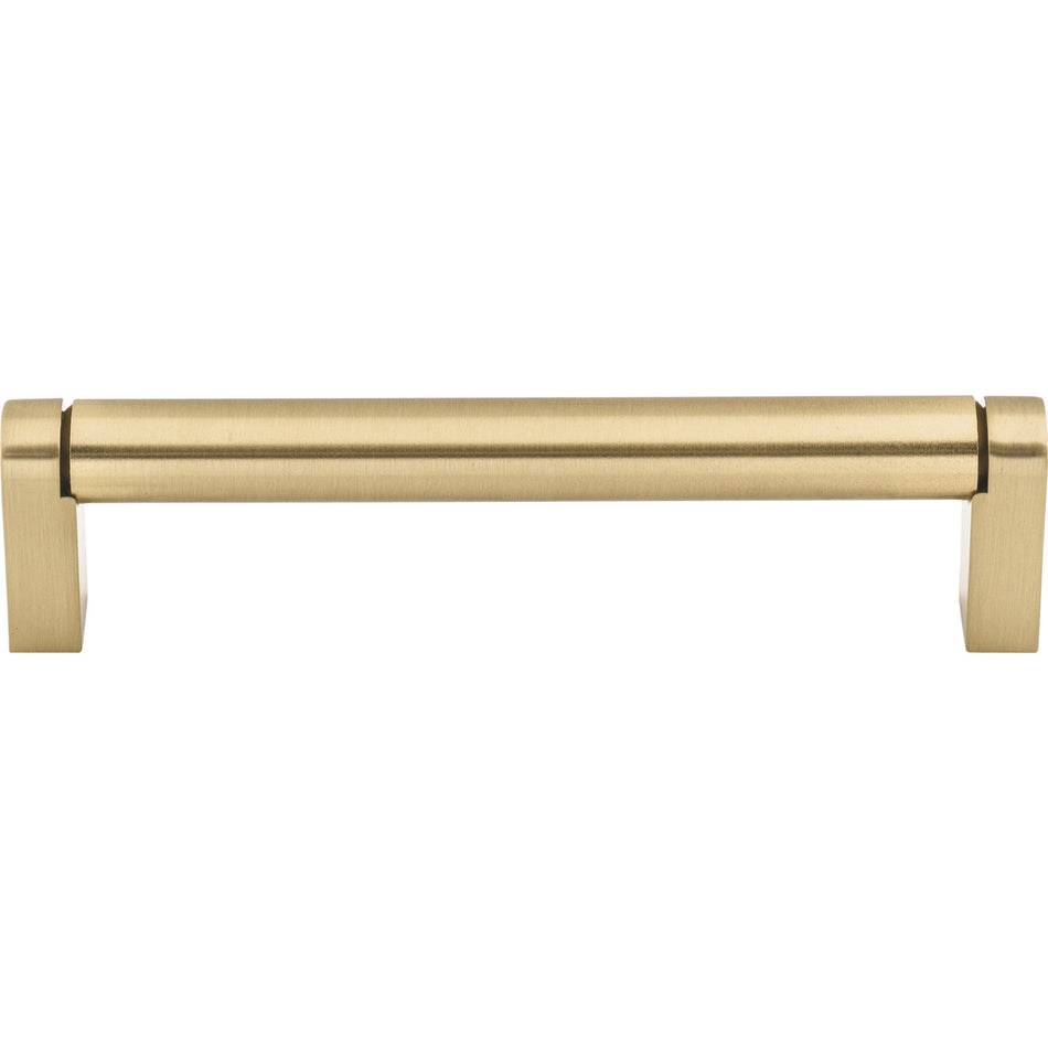 Top Knobs M2402: 5-1/16" cc Pennington Round Bar Cabinet Pull - Honey Bronze