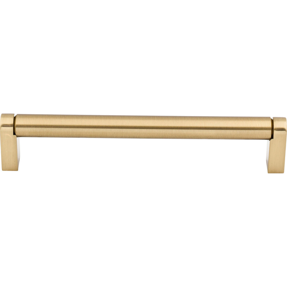 Top Knobs M2403: 6-5/16" cc Pennington Round Bar Cabinet Pull - Honey Bronze