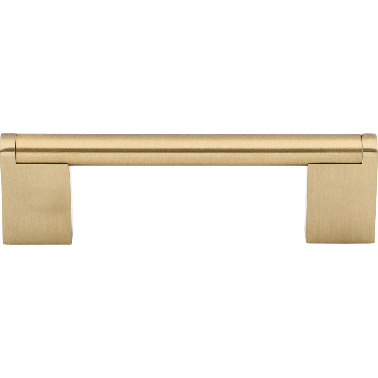 Top Knobs M2411: 3-3/4" cc Princetonian Round Bar Cabinet Pull - Honey Bronze