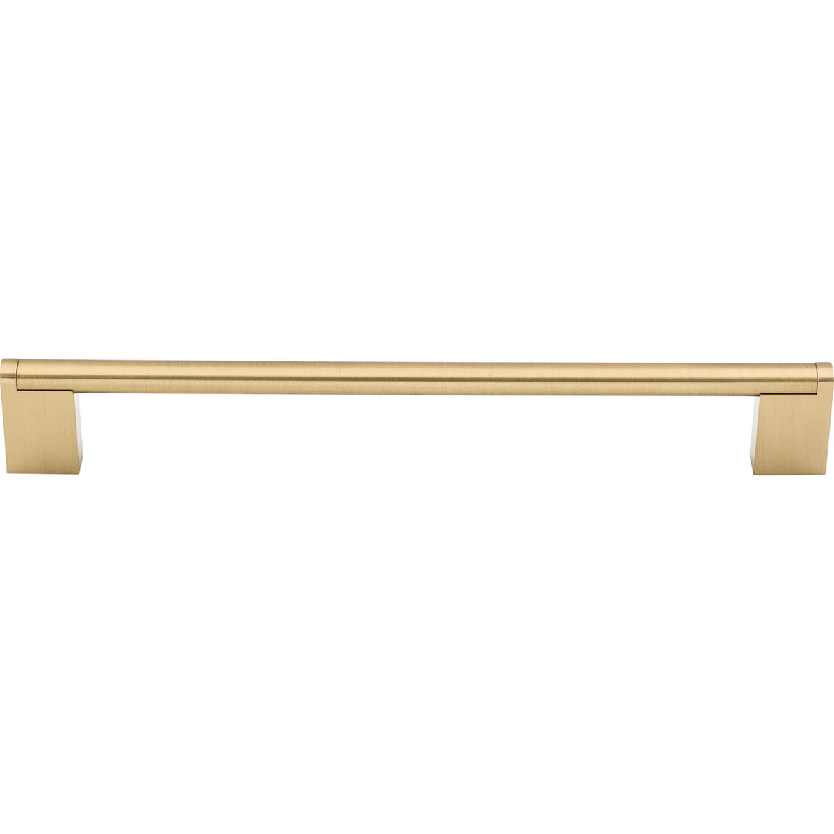 Top Knobs M2414: 8-13/16" cc Princetonian Round Bar Cabinet Pull - Honey Bronze