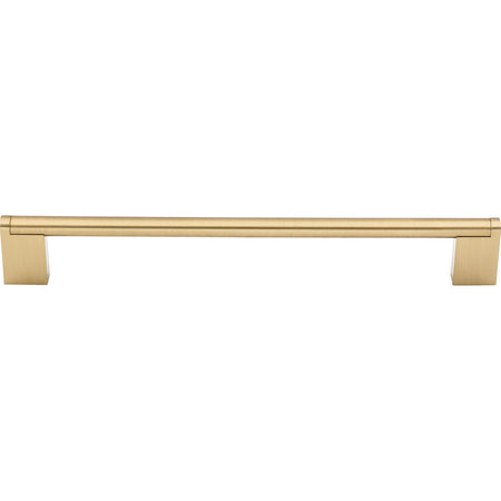Top Knobs M2414: 8-13/16" cc Princetonian Round Bar Cabinet Pull - Honey Bronze