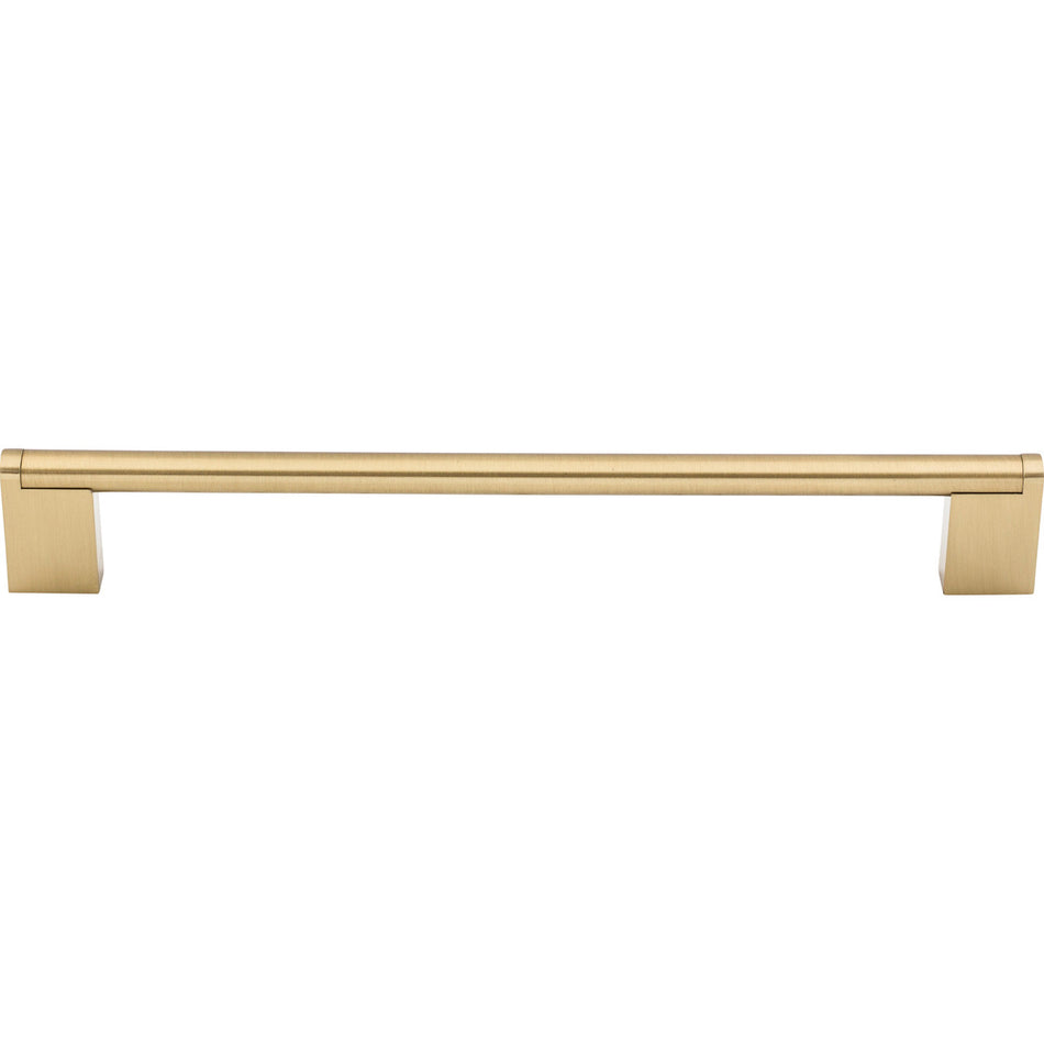 Top Knobs M2414: 8-13/16" cc Princetonian Round Bar Cabinet Pull - Honey Bronze