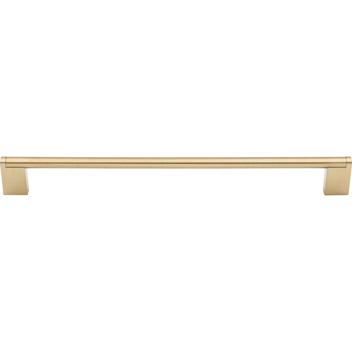 Top Knobs M2416: 15" cc Princetonian Round Bar Cabinet Pull - Honey Bronze