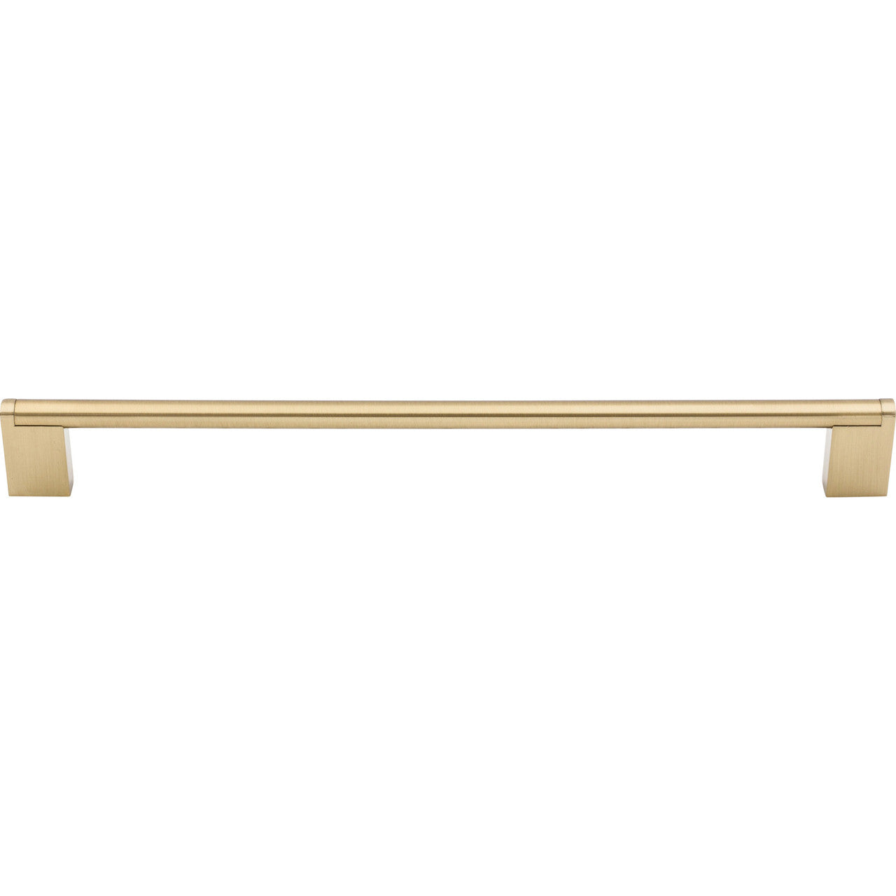 Top Knobs M2416: 15" cc Princetonian Round Bar Cabinet Pull - Honey Bronze