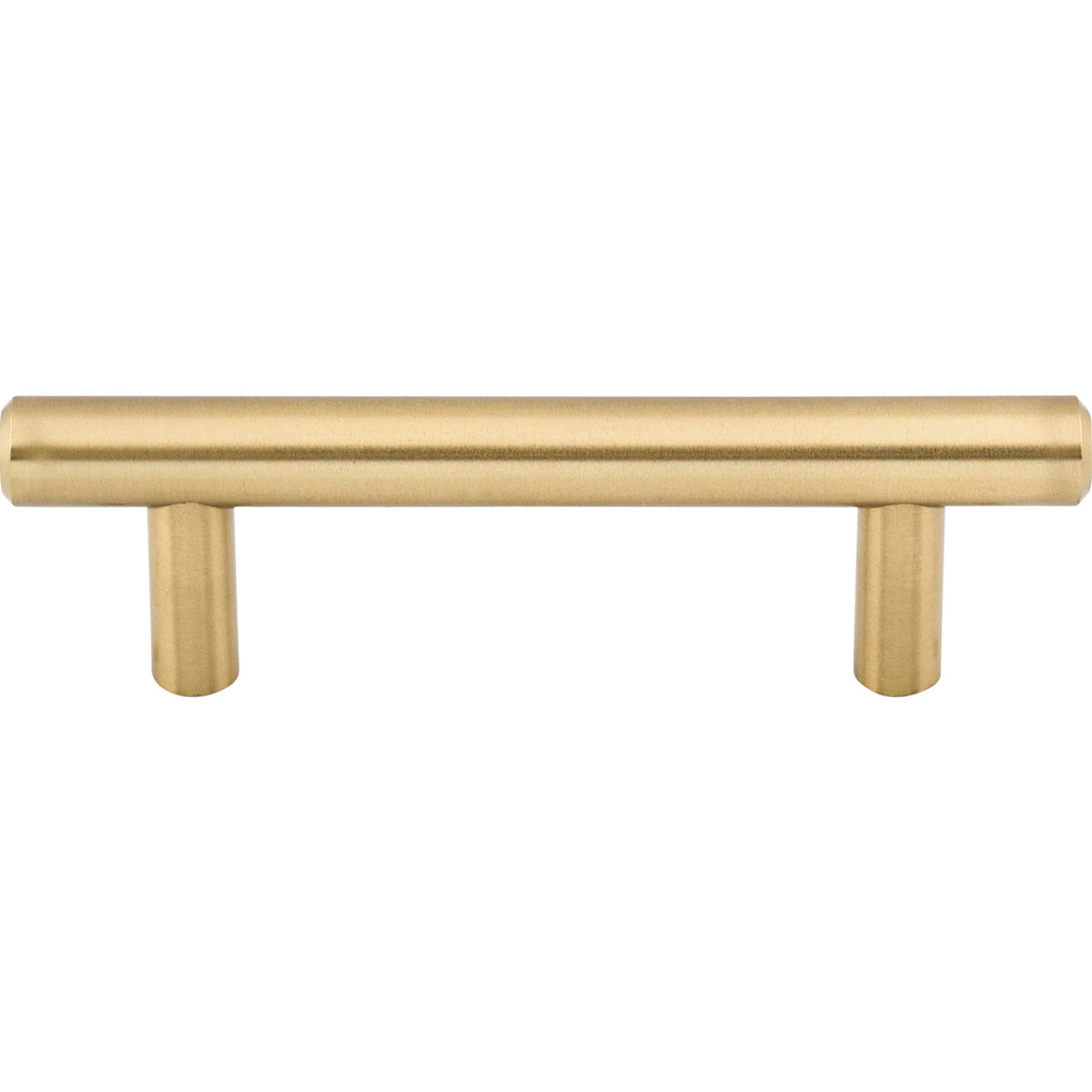Top Knobs M2420: 3" cc Hopewell Round Bar Cabinet Pull - Honey Bronze