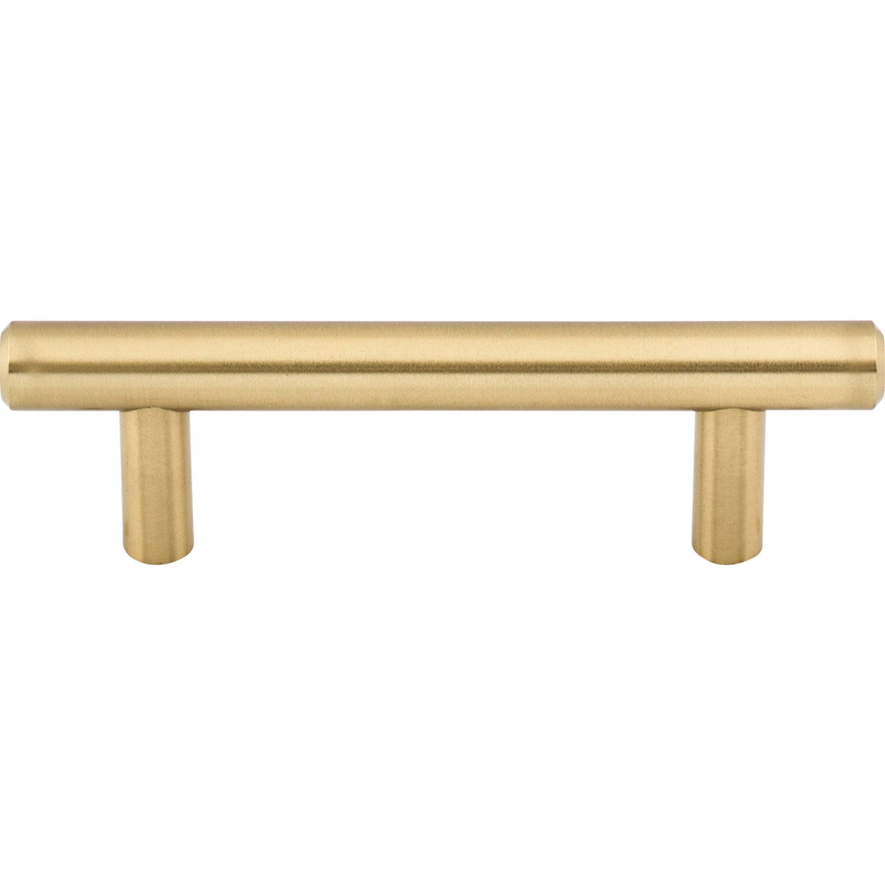 Top Knobs M2420: 3" cc Hopewell Round Bar Cabinet Pull - Honey Bronze