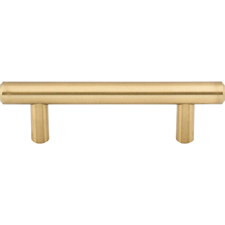 Top Knobs M2420: 3" cc Hopewell Round Bar Cabinet Pull - Honey Bronze