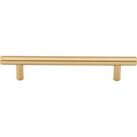 Top Knobs M2421: 5-1/16" cc Hopewell Round Bar Cabinet Pull - Honey Bronze