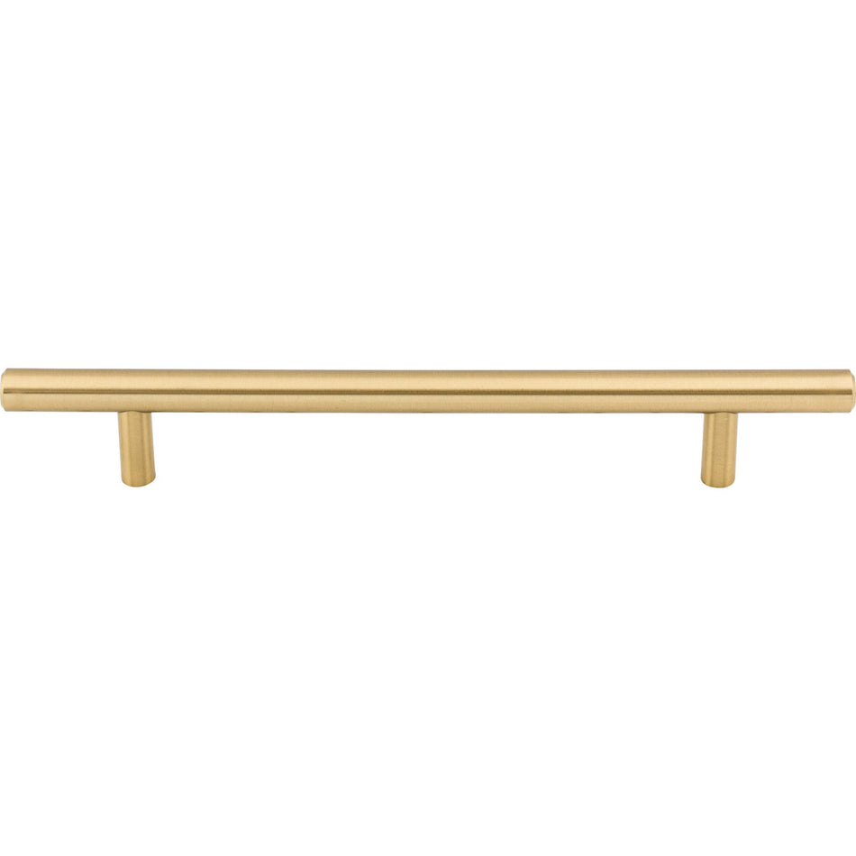 Top Knobs M2422: 6-5/16" cc Hopewell Round Bar Cabinet Pull - Honey Bronze