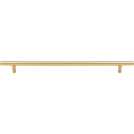 Top Knobs M2424: 11-11/32" cc Hopewell Round Bar Cabinet Pull - Honey Bronze