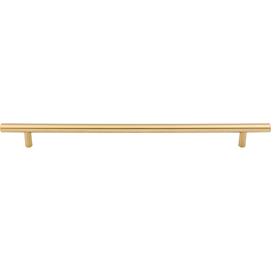 Top Knobs M2424: 11-11/32" cc Hopewell Round Bar Cabinet Pull - Honey Bronze