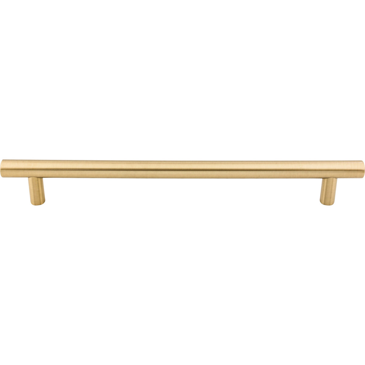 Top Knobs M2429: 12" cc Hopewell Round Bar Appliance Pull - Honey Bronze