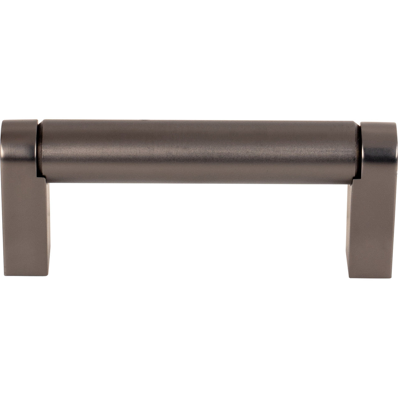 Top Knobs M2433: 3" cc Pennington Round Bar Cabinet Pull - Ash Gray