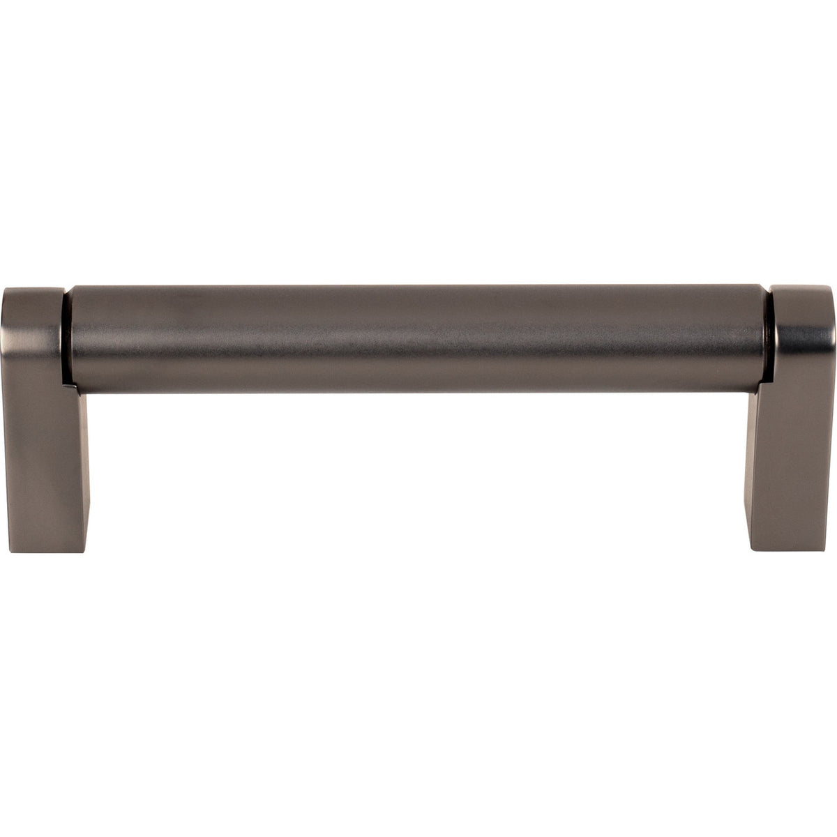 Top Knobs M2434: 3-3/4" cc Pennington Round Bar Cabinet Pull - Ash Gray