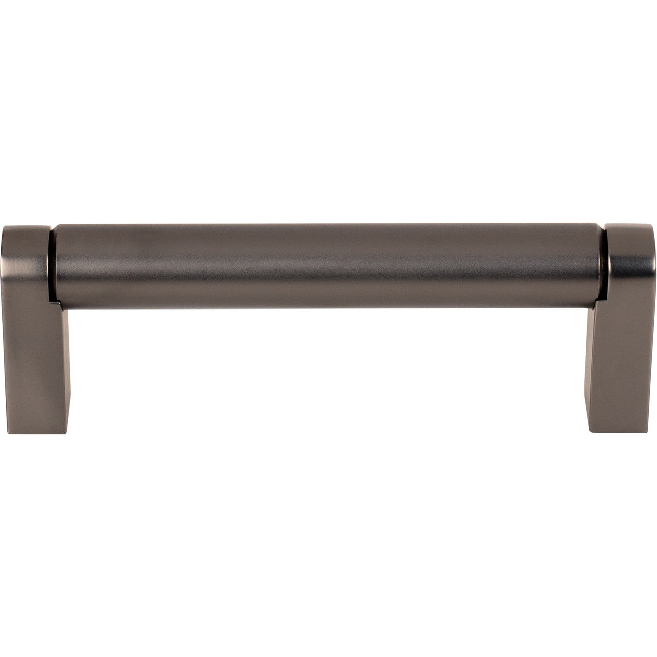 Top Knobs M2434: 3-3/4" cc Pennington Round Bar Cabinet Pull - Ash Gray