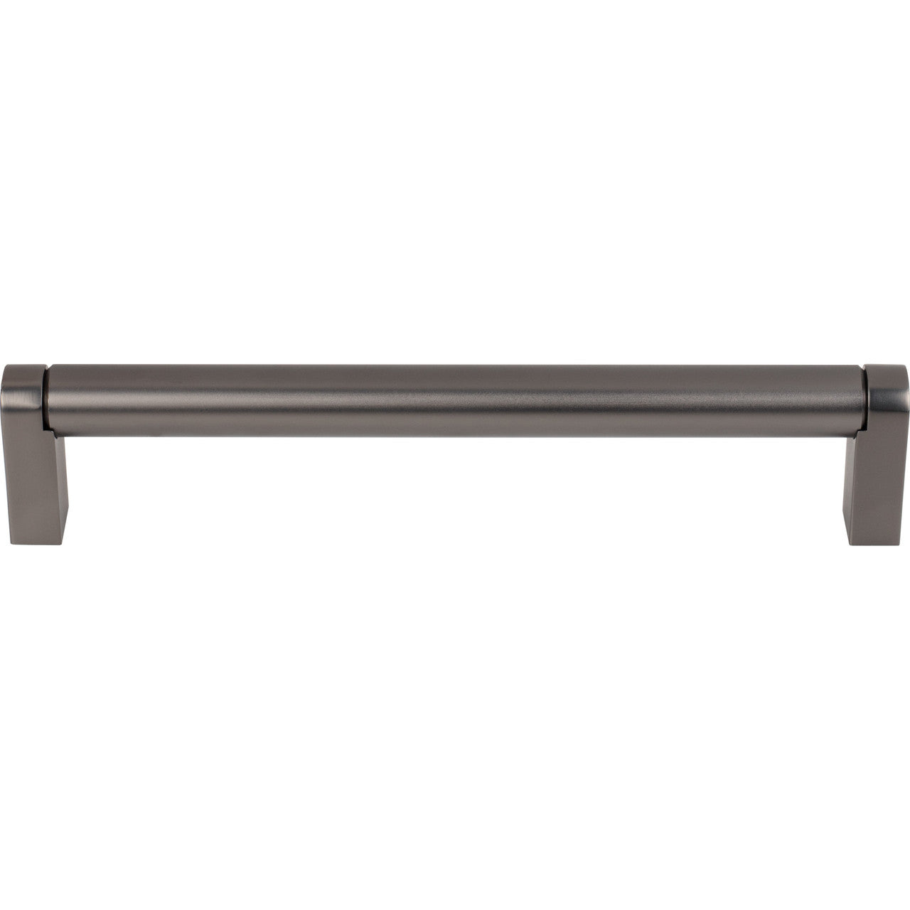 Top Knobs M2436: 6-5/16" cc Pennington Round Bar Cabinet Pull - Ash Gray